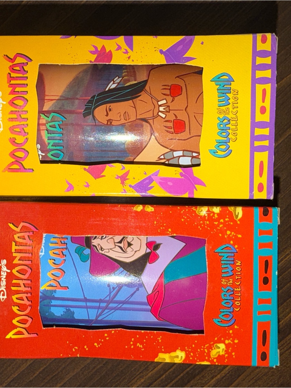 Pocahontas color of the wind cups #1994# vintages Burger King